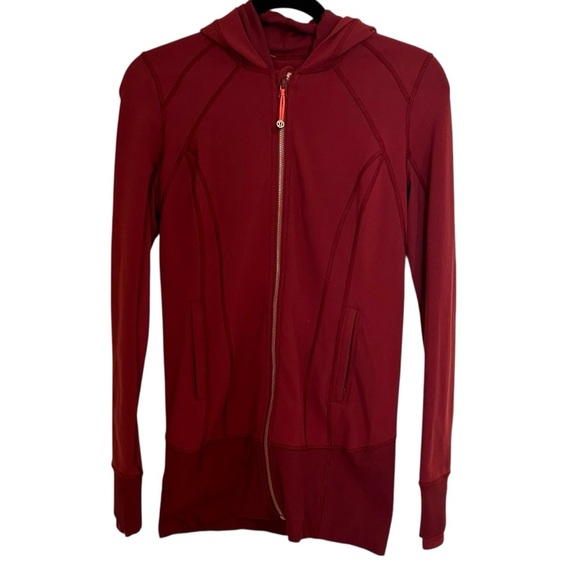 Lululemon Daily Practice Jacket- Wine Berry- Size 6 - Picture 8 of 15